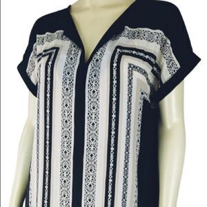 CYNTHIA ROWLEY SILK TUNIC BOHO DECO COMFY DRESS